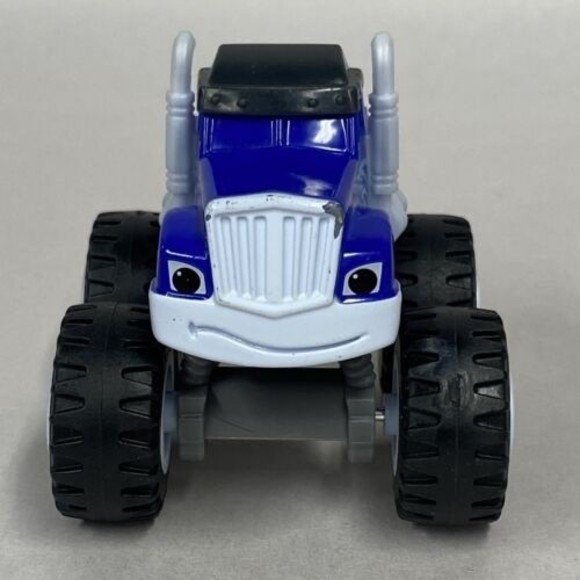 Blaze and the Monster Machines Crusher Blue Truck Toy Car Kids Tv Show - read - Picture 2 of 11